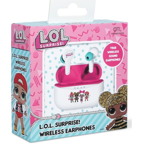 otl technologies L.O.L. Surprise Lol249 Lol Surprise! Tws Wireless Earphones With Charging Case - White  5055371628006