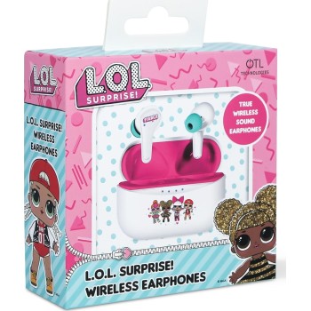 otl technologies L.O.L. Surprise Lol249 Lol Surprise! Tws Wireless Earphones With Charging Case - White  5055371628006