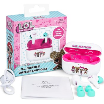 otl technologies L.O.L. Surprise Lol249 Lol Surprise! Tws Wireless Earphones With Charging Case - White  5055371628006