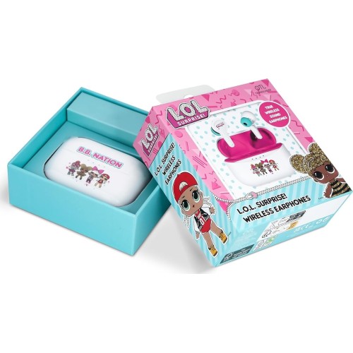 otl technologies L.O.L. Surprise Lol249 Lol Surprise! Tws Wireless Earphones With Charging Case - White  5055371628006