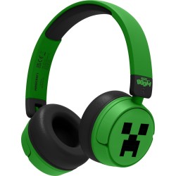 otl technologies Mc1231 Minecraft Kids Wireless Headphones - Green  5055371629126