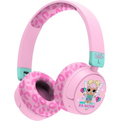 otl technologies Lol301 L.O.L. Surprise! B.B. Nation Kids Ασύρματα Ακουστικά Ροζ  5055371628976