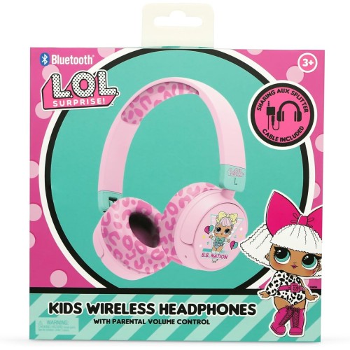otl technologies Lol301 L.O.L. Surprise! B.B. Nation Kids Ασύρματα Ακουστικά Ροζ  5055371628976