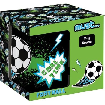 Diakakis imports Κούπα Κεραμική 340 Ml Must Football 000585634 5205698664618