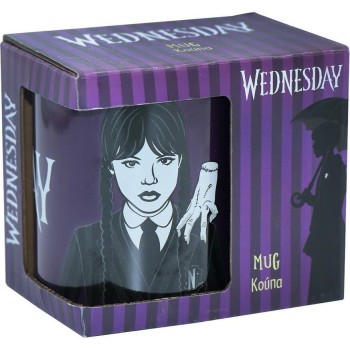 Diakakis imports mug Wednesday Purple Ceramic 340 ml 000503640 5205698664472