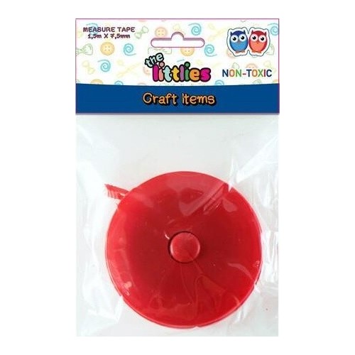 Diakakis imports Measuring Tape The Littlies 1.5 Meter With Button 2 Colors 000646792 5205698491801