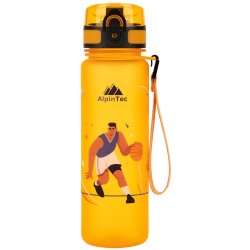 Water Canteen Tritan Alpintec Kids 500Ml - Dynamic Orange-Basket C-500-DORBSK 4891321283472