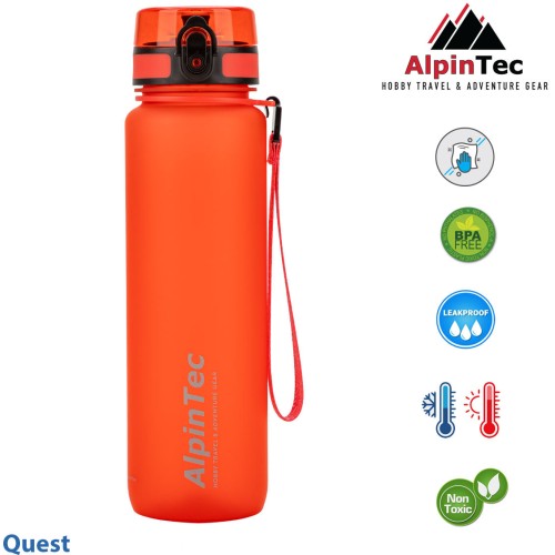 Παγούρι Tritan Alpintec Quest 1000Ml - Orange Q-1000-OR 4891321283502