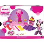 As company Disney Minnie Mouse Plasticine Minnie Ice Cream Playdough With 6 Jars-Lids Molds 256G And Sprinkles For 3+ 1045-03617