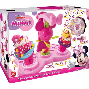 As company Disney Minnie Mouse Πλαστελίνη  Minnie Παγωτοπλαστελίνα Με 6 Βαζάκια-Καπάκια Καλουπάκια 256G And Sprinkles Για 3+ 104