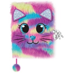 Gama Brands Plush Diary With Lock Cat A5 17219617 6947259196174