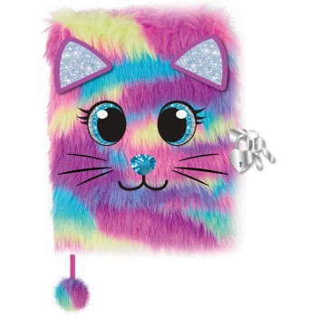 Gama Brands Plush Diary With Lock Cat A5 17219617 6947259196174