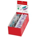 Faber-Castell Σετ 2 Γόμες Καπάκι Μαύρο-Μπλε & Ροζ-Μωβ 187173 4005401871736