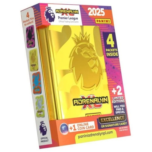 PANINI Premier League 2025 Adrenalyn Metal Pocket Tin PA.TI.PL.225 8051708015294