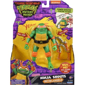 Giochi Preziosi Teenage Mutant Ninja Turtles Tmnt Movie Deluxe Figures 4 Designs TU800000 8056379152262