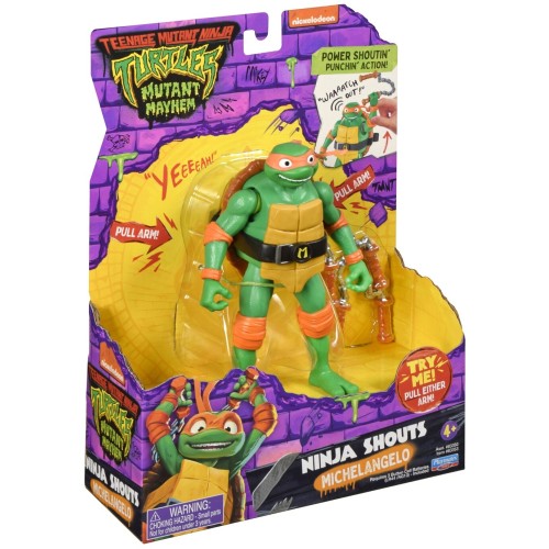 Giochi Preziosi Teenage Mutant Ninja Turtles Tmnt Movie Deluxe Figures 4 Designs TU800000 8056379152262