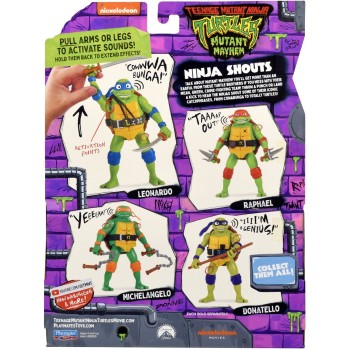 Giochi Preziosi Teenage Mutant Ninja Turtles Tmnt Movie Deluxe Figures 4 Designs TU800000 8056379152262