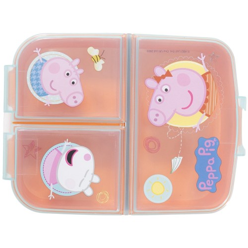 Stor Food Container 3 Compartments. Peppa pig Core 530-13920 8412497139200
