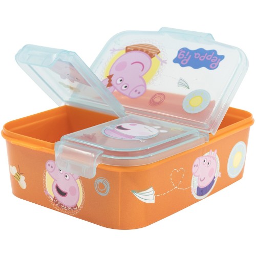 Stor Food Container 3 Compartments. Peppa pig Core 530-13920 8412497139200