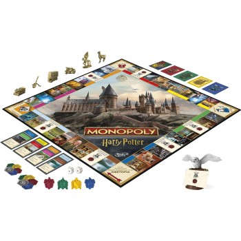 Hasbro Monopoly Harry Potter Επιτραπέζιο Παιχνίδι Οικονομική Προσομοίωση F9422 5010996269089