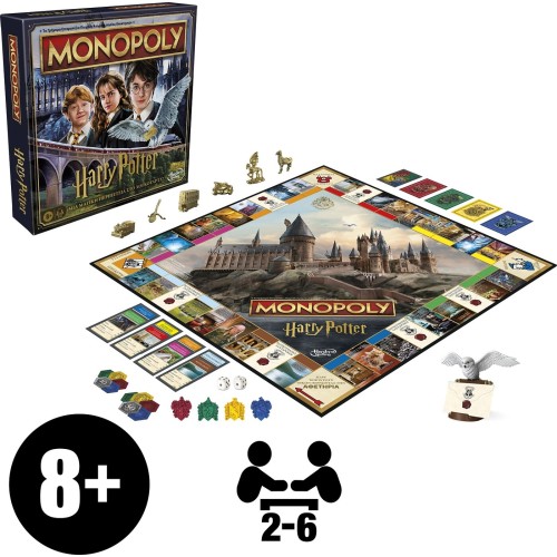 Hasbro Monopoly Harry Potter Επιτραπέζιο Παιχνίδι Οικονομική Προσομοίωση F9422 5010996269089