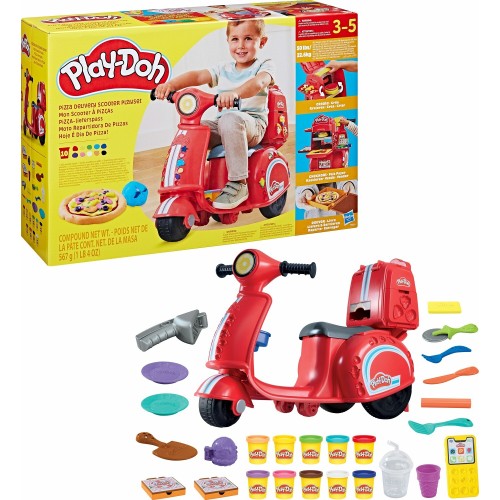 Hasbro Play-doh Pizza Delivery Scooter Playset, Kids Arts and Crafts F8803 5010996225764