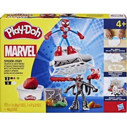 Hasbro Play-Doh Marvel Spiderman Launch And Suce Battle Με 2 Φιγούρες Δράσης F9827 5010996257611