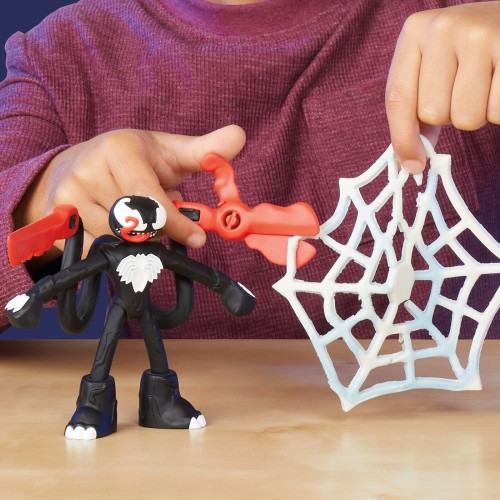 Hasbro Play-Doh Marvel Spiderman Launch And Suce Battle Με 2 Φιγούρες Δράσης F9827 5010996257611