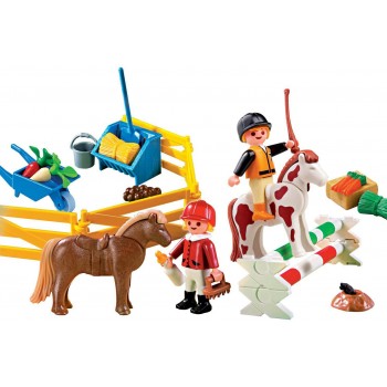Playmobil Βαλιτσάκι Παιδάκια Και Πόνυ 5893 4008789058935
