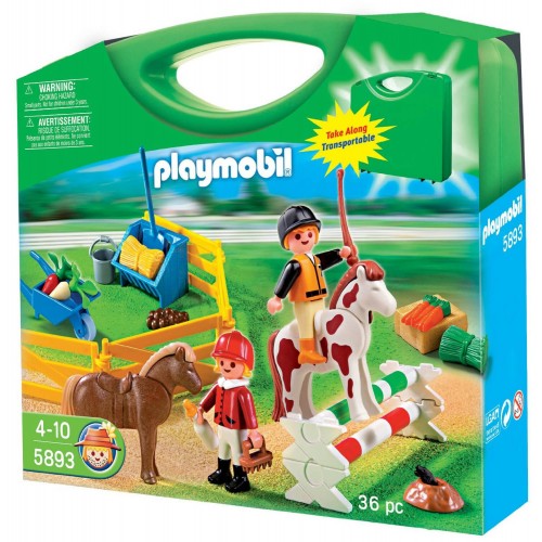 Playmobil Βαλιτσάκι Παιδάκια Και Πόνυ 5893 4008789058935