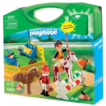 Playmobil Βαλιτσάκι Παιδάκια Και Πόνυ 5893 4008789058935