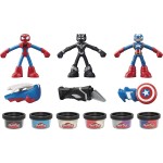 Hasbro Play-Doh Marvel Hero Adventure Playset With 3 Action Figures And Accessories, 4+ G0333 5010996268723