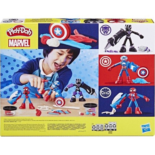 Hasbro Play-Doh Marvel Hero Adventure Set Με 3 Φιγούρες G0333 5010996268723