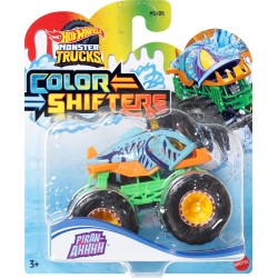 Mattel Hot Wheels Monster Trucks Color Shifters Piran-Ahhh! Vehicle HGX06 / HVH85 194735204632