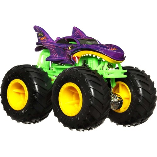Mattel Hot Wheels Monster Trucks Color Shifters Shark Wreak Vehicle HGX06 / HGX09 194735214952