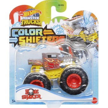 Mattel Hot Wheels Monster Trucks Color Shifters Bone Shaker Vehicle HGX06 / HGX07 194735214945