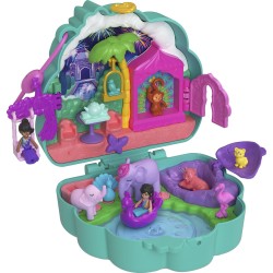 Mattel Polly Pocket Peacock Garden Compact Αξεσουάρ Για Κούκλα Σετ Για Παιχνίδι Με Κούκλες FRY35 / HWN97 194735217939
