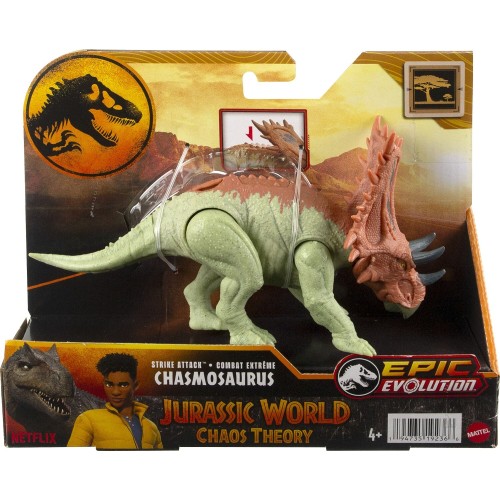 Mattel Jurassic World Strike Attack Chasmosaurus Παιδική Φιγούρα Παιχνιδιού HLN63 / HTK67 194735192366