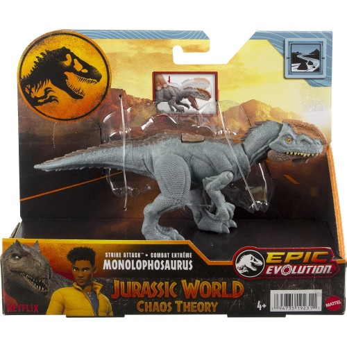 Mattel Jurassic World Strike Attack Monolophosaurus Παιδική Φιγούρα Παιχνιδιού HLN63 / HTK64 194735192311