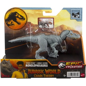 Mattel Jurassic World Strike Attack Monolophosaurus Παιδική Φιγούρα Παιχνιδιού HLN63 / HTK64 194735192311
