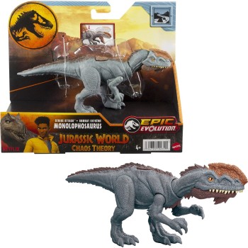 Mattel Jurassic World Strike Attack Monolophosaurus Παιδική Φιγούρα Παιχνιδιού HLN63 / HTK64 194735192311