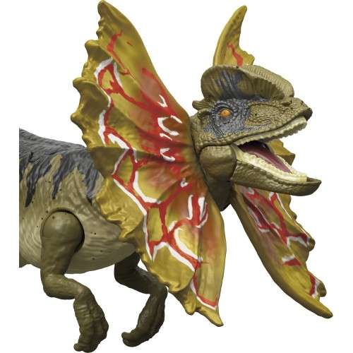 Mattel Jurassic World Strike Attack Dilophosaurus HLN63 / HTK65 194735192335