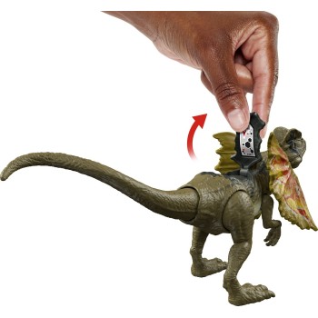 Mattel Jurassic World Strike Attack Dilophosaurus Παιδική Φιγούρα Παιχνιδιού HLN63 / HTK65 194735192335