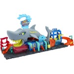 Mattel Hot Wheels City Ultra Shark Car Wash, Playset HTN82 194735195091