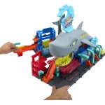 Mattel Hot Wheels City Ultra Shark Car Wash, Playset HTN82 194735195091