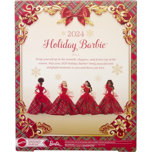Mattel Barbie 2024 Holiday Doll HRM61 194735181179