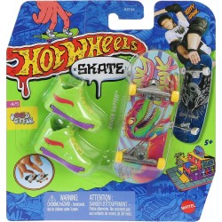 Mattel Hot Wheels Hw Skate & Παπούτσια Skate Ramen Raptor Boa Skate Παιχνίδι Δραστηριοτήτων/Δεξιοτήτων Σετ Finger Board HGT46 / 