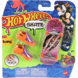 Mattel Hot Wheels Hw Skate & Παπούτσια Skate Thrashin Tiger Skate Παιχνίδι Δραστηριοτήτων/Δεξιοτήτων Σετ Finger Board HGT46 / HV