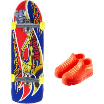 Mattel Hot Wheels Hw Skate & Παπούτσια Skate Flame Tamer Boar Παιχνίδι Δραστηριοτήτων/Δεξιοτήτων Finger Board HGT46 / HNG20 1947