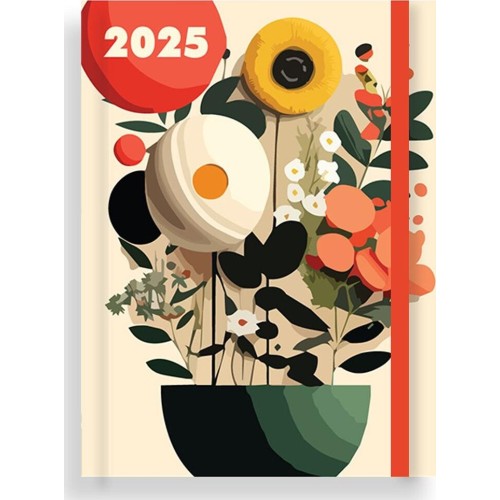 Tesoro Daily Calendar 2025 Blossom 12x17cm. 4 Drawings 000586119 5205698720086
